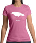 Jamaica Silhouette Womens T-Shirt