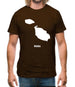 Malta Silhouette Mens T-Shirt