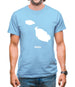Malta Silhouette Mens T-Shirt