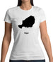 Niger Silhouette Womens T-Shirt