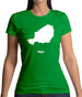 Niger Silhouette Womens T-Shirt