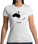Oceania Silhouette Womens T-Shirt