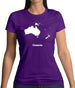 Oceania Silhouette Womens T-Shirt