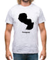 Paraguay Silhouette Mens T-Shirt