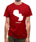 Paraguay Silhouette Mens T-Shirt