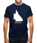 Queensland Silhouette Mens T-Shirt