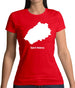 Saint Helena Silhouette Womens T-Shirt