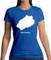 Saint Helena Silhouette Womens T-Shirt