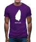 Saint Lucia Silhouette Mens T-Shirt