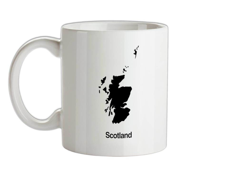 Scotland Silhouette Ceramic Mug