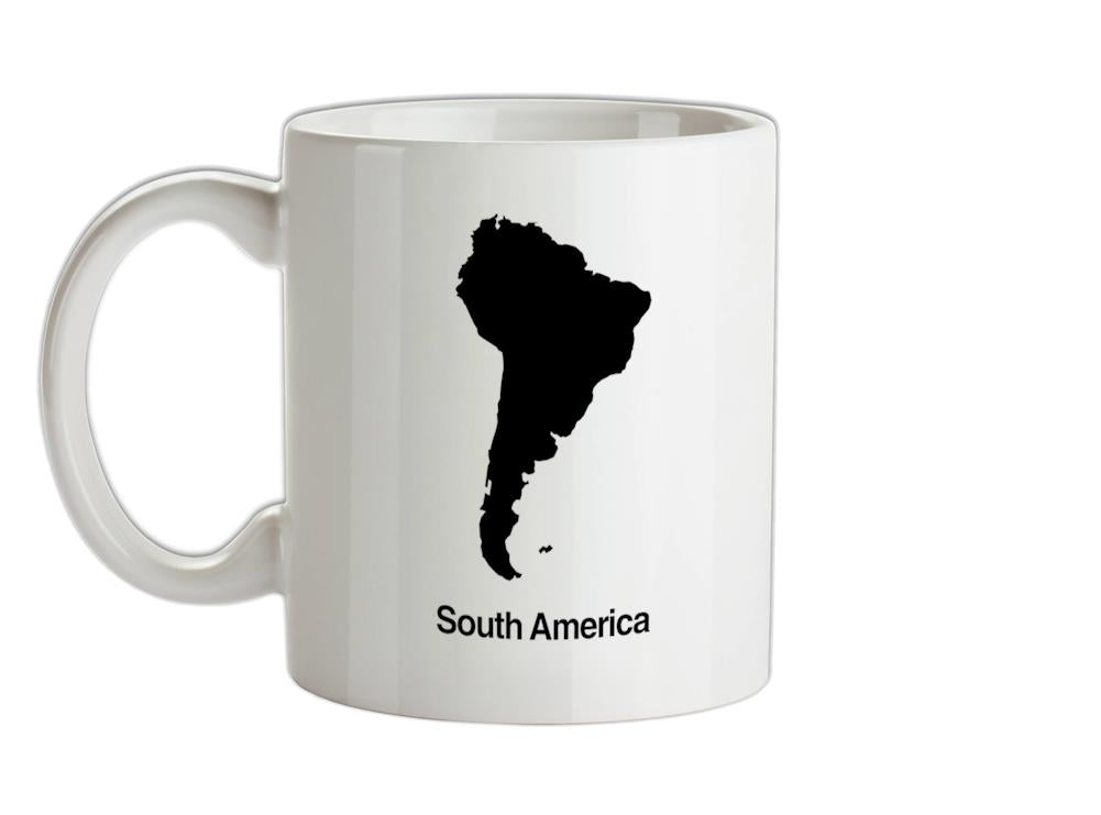 South America Silhouette Ceramic Mug