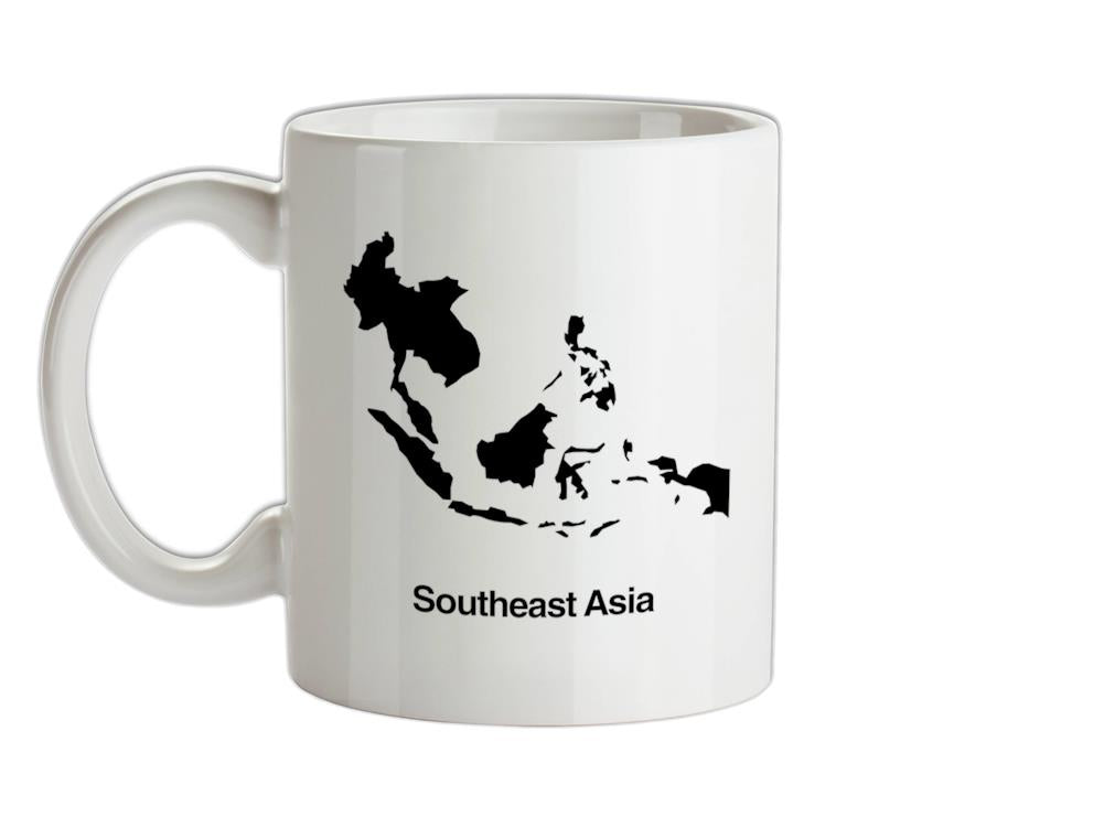 Southeast Asia Silhouette Ceramic Mug
