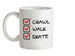 Crawl Walk Skate Ceramic Mug
