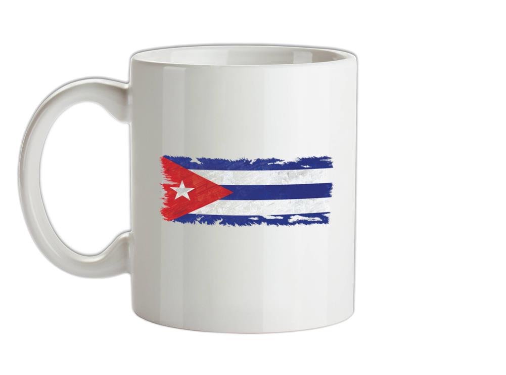 Cuba Grunge Style Flag Ceramic Mug