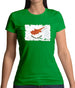 Cyprus Grunge Style Flag Womens T-Shirt