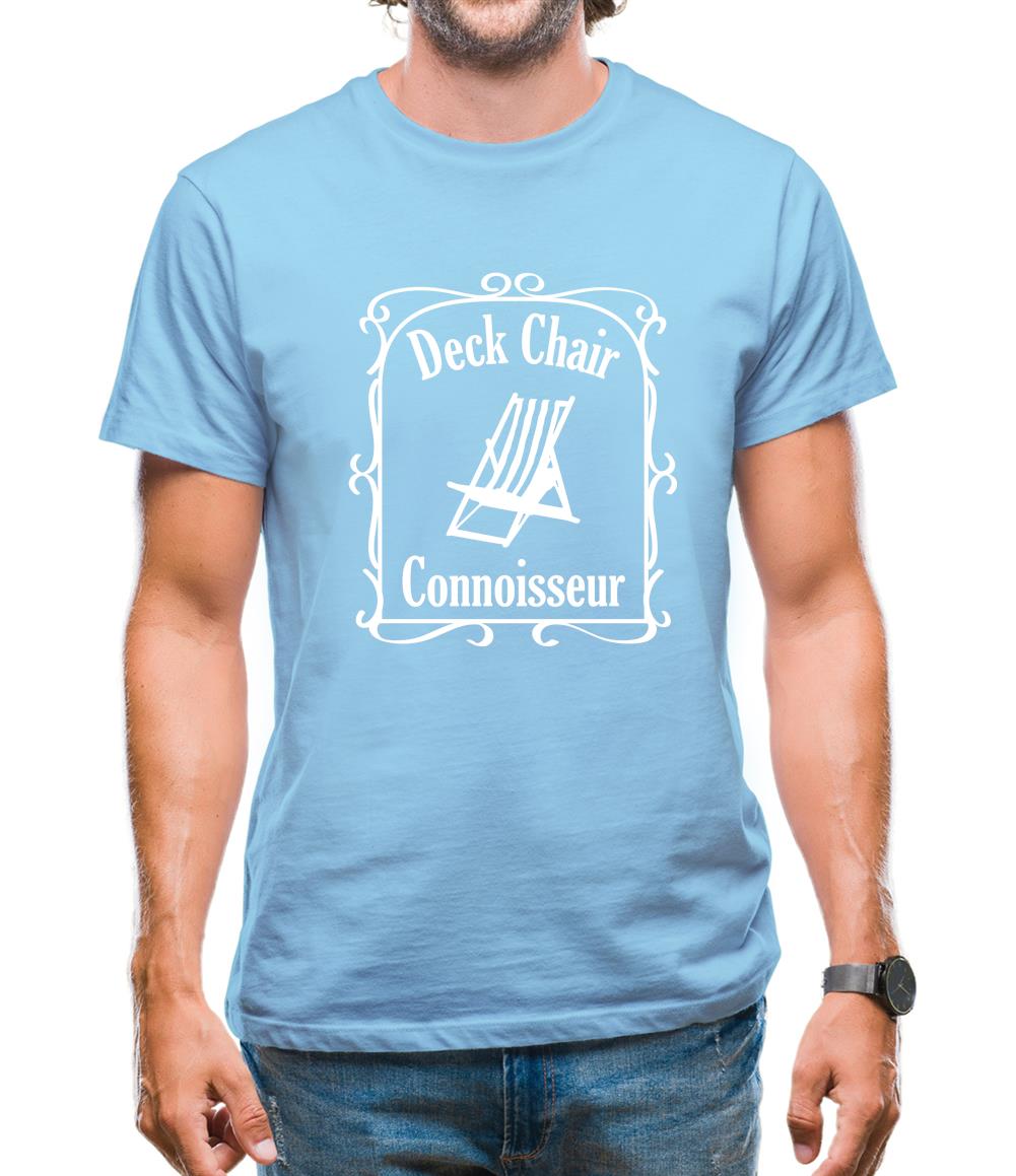 Deck Chair Connoisseur Mens T-Shirt