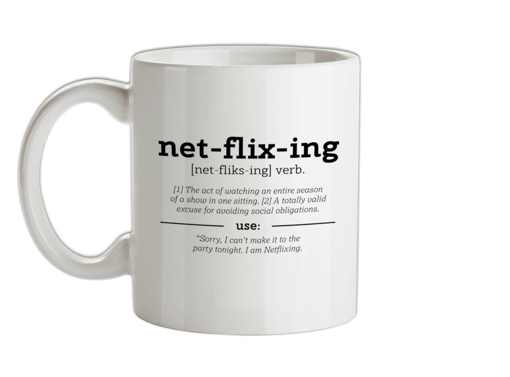 Definition Netflix Ceramic Mug
