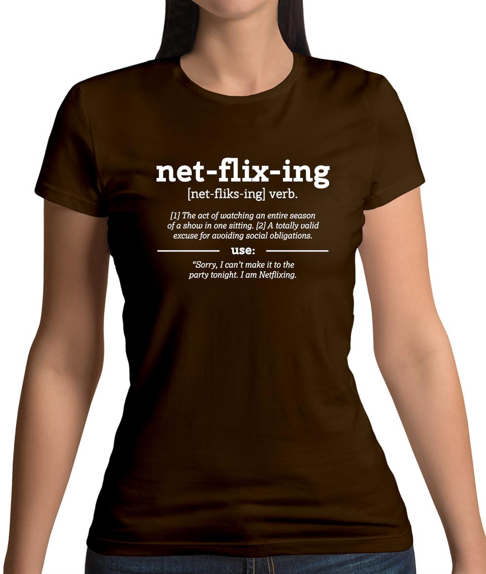 Definition Netflix Womens T-Shirt