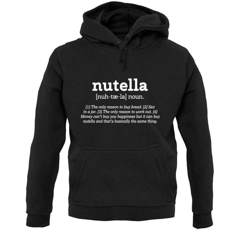 Definition Nutella Unisex Hoodie