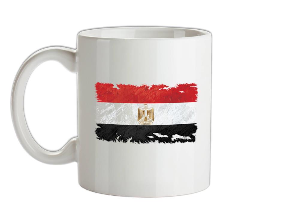 Egypt Grunge Style Flag Ceramic Mug