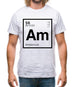 Amber - Periodic Element Mens T-Shirt