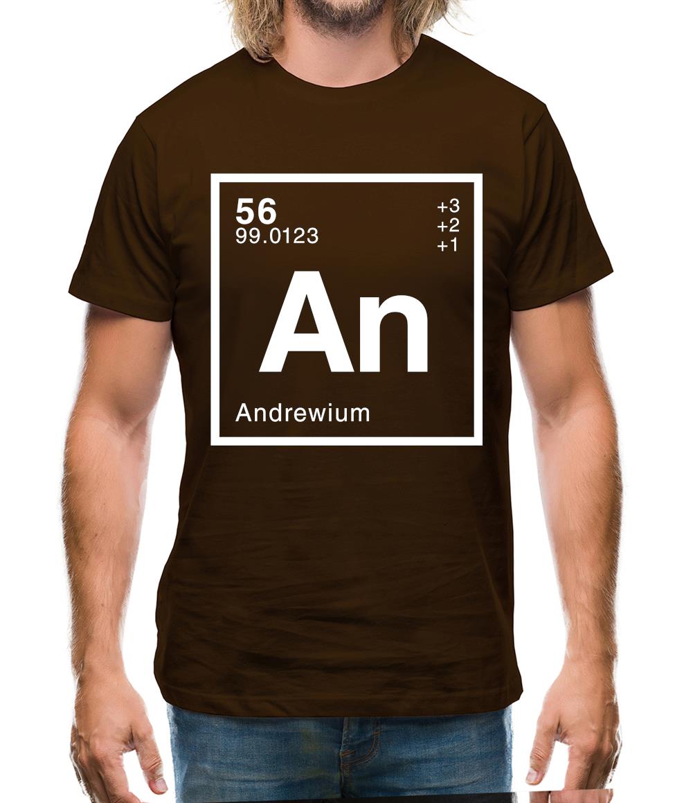 Andrew - Periodic Element Mens T-Shirt