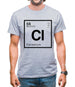 Clarke - Periodic Element Mens T-Shirt