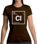 Clayton - Periodic Element Womens T-Shirt