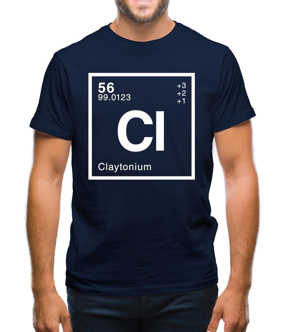 Clayton - Periodic Element Mens T-Shirt