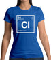 Clifton - Periodic Element Womens T-Shirt