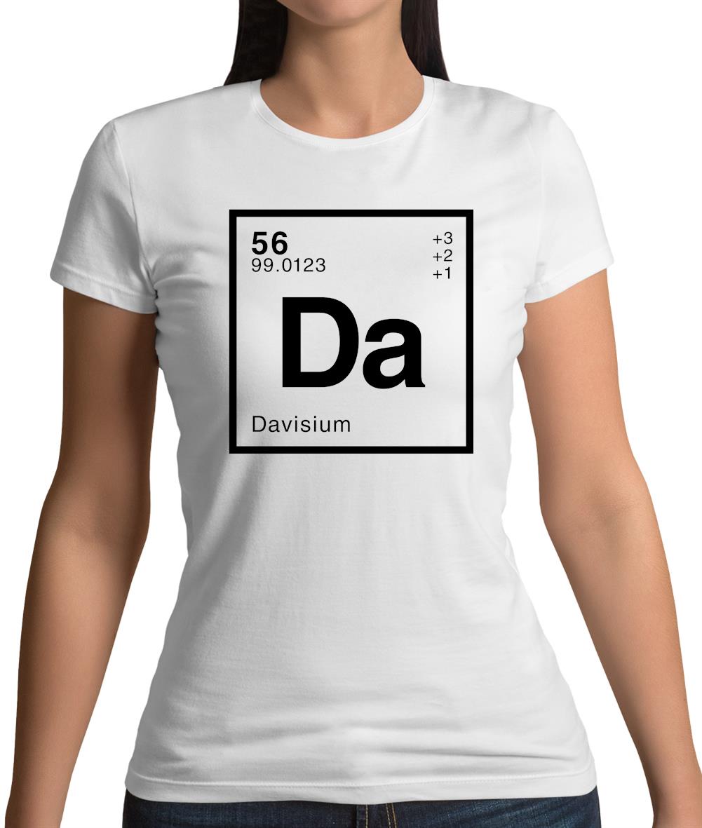 Davis - Periodic Element Womens T-Shirt
