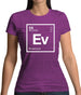 Evie - Periodic Element Womens T-Shirt