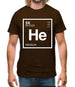 Heidi - Periodic Element Mens T-Shirt