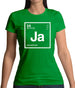 Janet - Periodic Element Womens T-Shirt