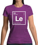 Leanne - Periodic Element Womens T-Shirt