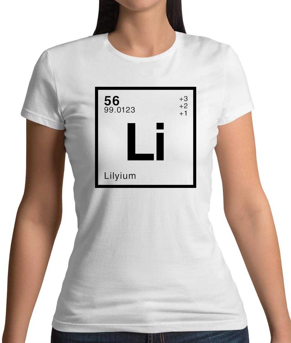 Lily - Periodic Element Womens T-Shirt