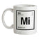 Element Name MILES Ceramic Mug