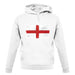 England Grunge Style Flag unisex hoodie