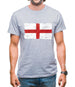 England Grunge Style Flag Mens T-Shirt