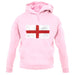 England Grunge Style Flag unisex hoodie