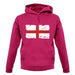 England Grunge Style Flag unisex hoodie