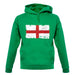 England Grunge Style Flag unisex hoodie