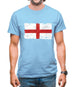 England Grunge Style Flag Mens T-Shirt