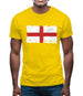 England Grunge Style Flag Mens T-Shirt