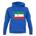 Equatorial Guinea Grunge Style Flag unisex hoodie
