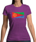 Eritrea Grunge Style Flag Womens T-Shirt