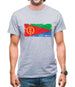 Eritrea Grunge Style Flag Mens T-Shirt