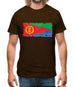 Eritrea Grunge Style Flag Mens T-Shirt