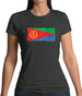 Eritrea Grunge Style Flag Womens T-Shirt