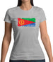 Eritrea Grunge Style Flag Womens T-Shirt